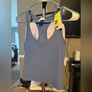 All in Motion EDS Rib Racerback Tank Blue (Periwinkle) ~XS |NWT